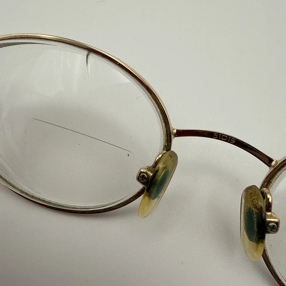 Monet MT-85 SBL Vintage Gold Designer Full-Rim RXFrames Only Marine 51-19 Invest